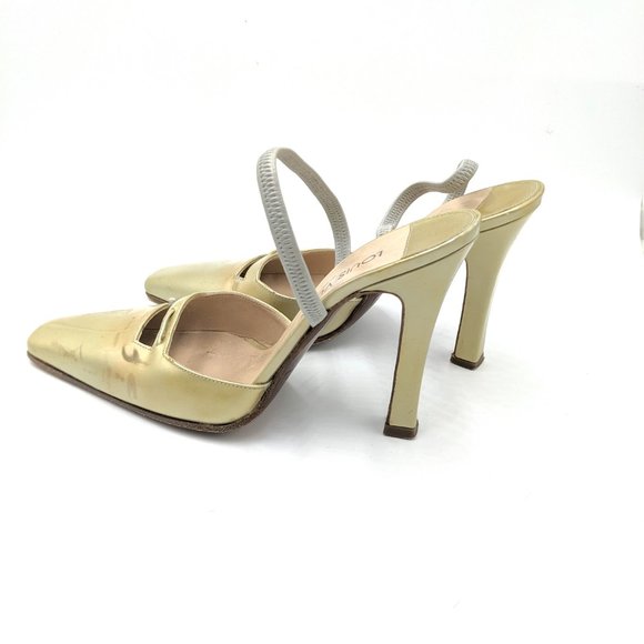 Louis Vuitton Patent Leather Slingbacks - Picture 3 of 8